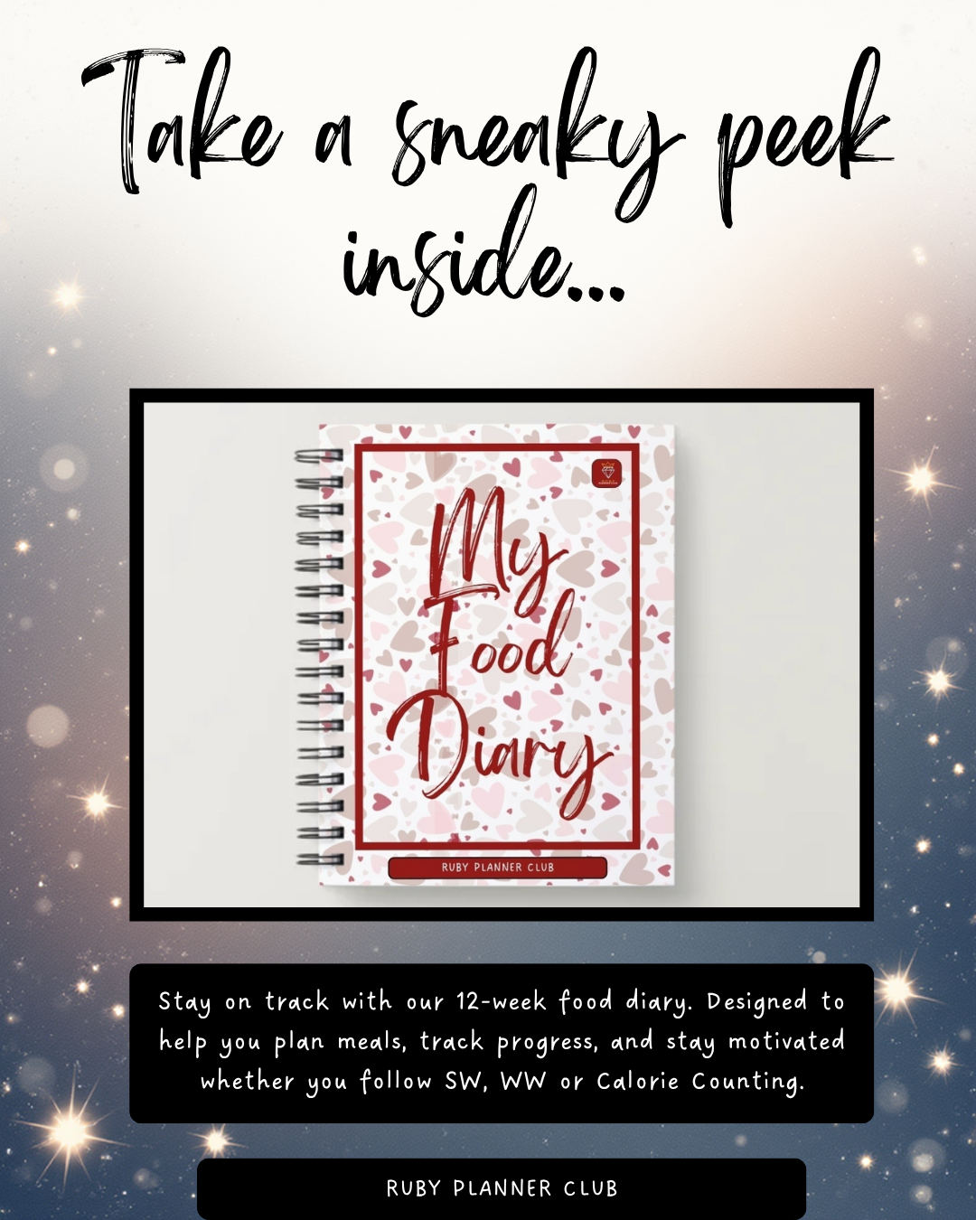 12 Week Food Diary - Spiral Bound