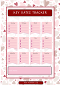 Inserts - Key Dates Tracker