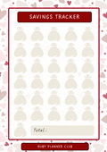 Inserts - Savings Tracker