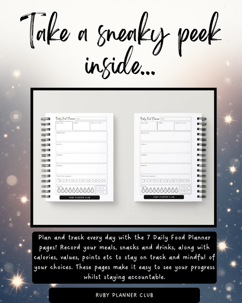 12 Week Food Diary - Spiral Bound